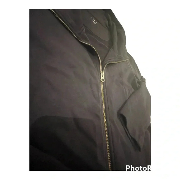 Lands End Cotton Zipup Sweater - Picture 3 of 7